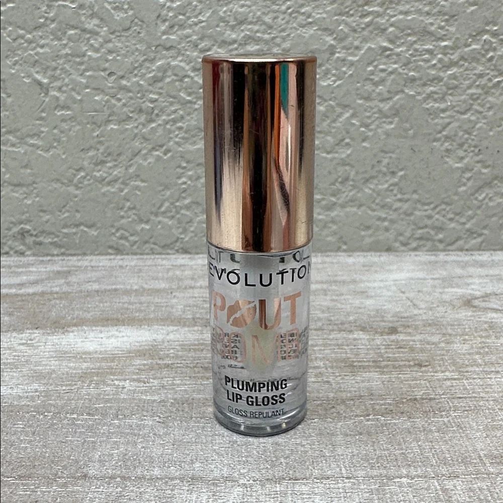 $5‎ 🌙 Revolution London Pout Bomb Gloss CLEAR NEW